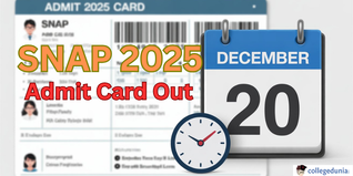 SNAP 2025 Test 3 Admit Card Released; Download Hall Ticket @snaptest.org